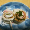 カメリア22's cooksnap of when they made しそハムチーズのちくわくるくる.