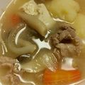 3426's cooksnap of when they made 【汁物】秋の味覚凝縮♡具だくさん豚汁.
