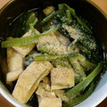 グウママ's cooksnap of when they made 小松菜と油揚げの煮浸し.