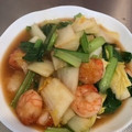 のりのりゆー☆'s cooksnap of when they made 小松菜と白菜の中華風炒め.
