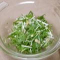 sumiko45's cooksnap of when they made 水菜としらすのサラダ.