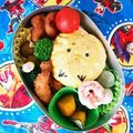 ほさまる's cooksnap of when they made キャラ弁♡オムライスのひよこちゃんズ.