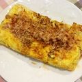ちーばりんご's cooksnap of when they made 納豆と千切りキャベツの和風オムレツ.
