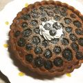 xxxnicoura's cooksnap of when they made ブルーベリー＆チョコのタルト.