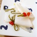 二角形's cooksnap of when they made 大根の酢漬け。.
