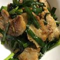 simumimi's cooksnap of when they made 時短、簡単。おいしいニラ豚炒め！.