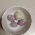 とみぃ86753's cooksnap of when they made かわいい！ピンクのゆで卵♪.