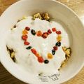 ねたっくま's cooksnap of when they made フルグラで簡単！ヨーグルトアート.