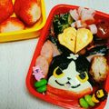 しょーごｍａｍａ's cooksnap of when they made 妖怪ウォッチ☆フユニャンのキャラ弁^_−.