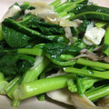 けーーーーーーーーい's cooksnap of when they made 舞茸と菜の花のにんにく炒め.