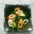NAOばあさん's cooksnap of when they made ほうれん草とちくわの簡単和え物.