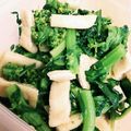 クックABND6M☆'s cooksnap of when they made 菜の花とカリカリ油揚げのおひたし.