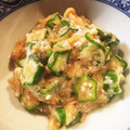 fromMay's cooksnap of when they made オクラとなめ茸のおろし和え.