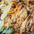 maccheroni's cooksnap of when they made れんこん & ごぼう のきんぴら.