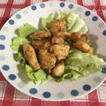 クックWQ7T1U☆'s cooksnap of when they made 鶏笹身のチキンナゲット風♪.