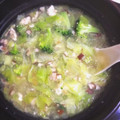 Takkiy☆'s cooksnap of when they made <離乳食後期>豚ひき肉と野菜の和風スープ.