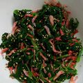 garnet126's cooksnap of when they made エビとほうれん草のおひたし.