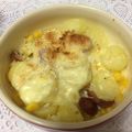 せまめのキッチン's cooksnap of when they made 簡単☆ジャガイモとコーンのグラタン.