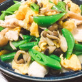 ふるふるるん's cooksnap of when they made ふんわり卵とスナップえんどうの塩炒め☆.