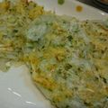 きむゆみきっちん's cooksnap of when they made ☆節約料理☆もやしとチーズのチヂミ.