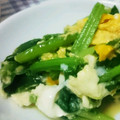 くっくぴっぐ's cooksnap of when they made ほうれん草と卵のバター醤油炒め.