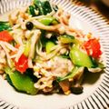 クラッチーナ３号's cooksnap of when they made トマトとチンゲン菜の中華炒め.