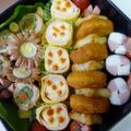 みかぱちこ's cooksnap of when they made キャラ弁に☆市松模様のおかず.