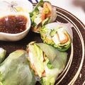 さちきち！'s cooksnap of when they made 大葉香る！手軽にスモークサーモンの生春巻.