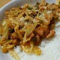shoebills's cooksnap of when they made ウマし！！キャベツナポリタンでガッツリ丼.
