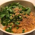 ROSEROSY's cooksnap of when they made ★豆乳で美肌！絡めて食べる坦々うどん★.