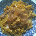 だにちか's cooksnap of when they made 和風パスタ☆豚肉と玉ねぎだけで♪.