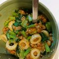 さぁ★たぁ★'s cooksnap of when they made 小松菜と納豆ちくわの梅和え♪.