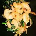 クックQ1UMSY☆'s cooksnap of when they made ぷりぷり海老の定番ニラ卵★海老の下処理付.