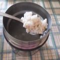 よちりん's cooksnap of when they made スープジャーランチ おむすび山雑炊.