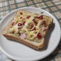 よちりん's cooksnap of when they made 魚ニソのマスタードケチャマヨトースト.