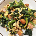 tomi8686's cooksnap of when they made ほうれん草としめじの炒り卵バターソテー.