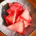 nozomi32's cooksnap of when they made めっちゃ簡単！赤かぶの甘酢漬け☆.