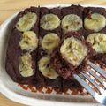 tyat's cooksnap of when they made バナナチョコ風味で♡おから蒸しパン.