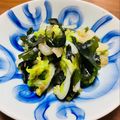 kinniko's cooksnap of when they made 白菜とワカメの酢の物.