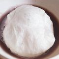 クックC3A70X☆'s cooksnap of when they made 残った餅♪レンジで簡単！おばけ煎餅お汁粉.