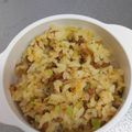 ナツダ's cooksnap of when they made 親子で食べよう♪納豆チャーハン(完了期).