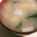 あさここなっつ's cooksnap of when they made 大根とワカメのお味噌汁♪.