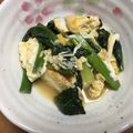 春風24's cooksnap of when they made 簡単節約☆豆腐とほうれん草の卵とじ.