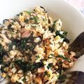 サヤ：−）'s cooksnap of when they made 5分で激旨♡青じそ香る簡単チャーハン.