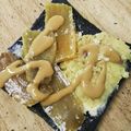 しじみごはん's cooksnap of when they made さつま芋甘麹塩きな粉トースト✿.