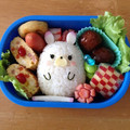 やいちのりんご's cooksnap of when they made 幼稚園 お弁当 キャラ弁 うさぎ１.