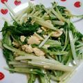 なるとら's cooksnap of when they made 簡単 水菜・豆腐のマヨサラダ.