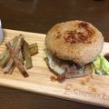 あかねちゃん♩'s cooksnap of when they made 余りご飯で☆焼肉ライスバーガーのバンズ☆.