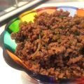 AnF89's cooksnap of when they made ピリッと！ねぎ味噌そぼろ丼.