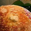 ゆきしんママ's cooksnap of when they made 餅ヨーグルトで極厚☆ホットケーキ.
